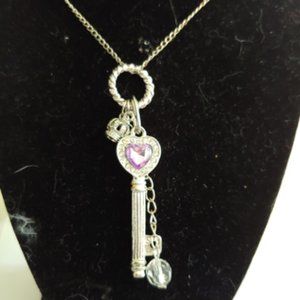 Beautiful 24 inch key necklace